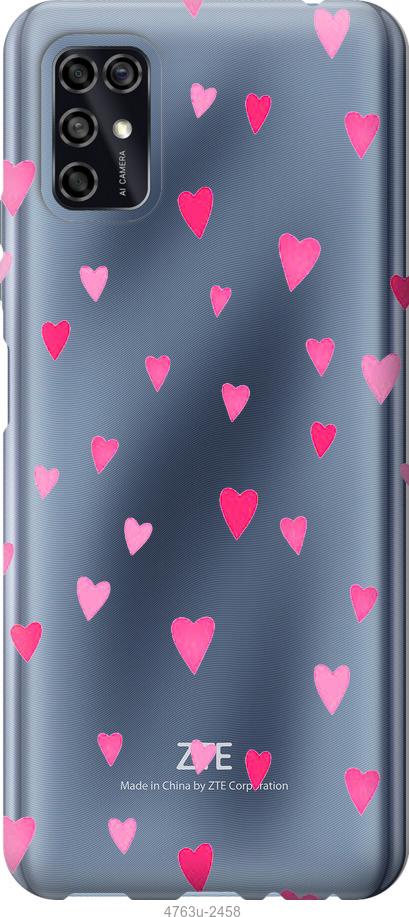 

Чохол на ZTE Blade V2020 Smart Серця 2