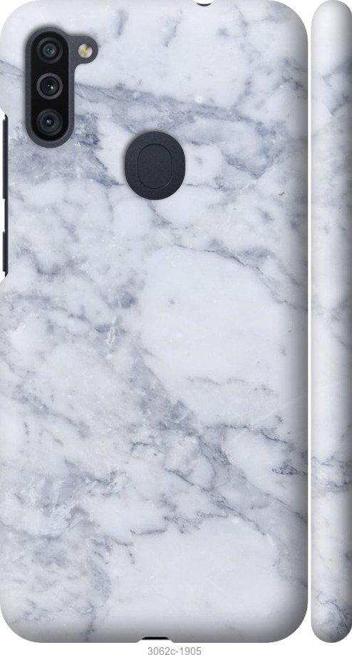 

Чехол на Samsung Galaxy M11 M115F Голубой мрамор