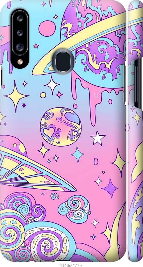 

Чохол на Samsung Galaxy A20s A207F Рожева галактика