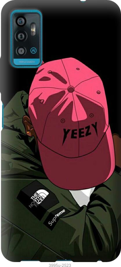 

Чехол на ZTE Blade A71 logo de yeezy