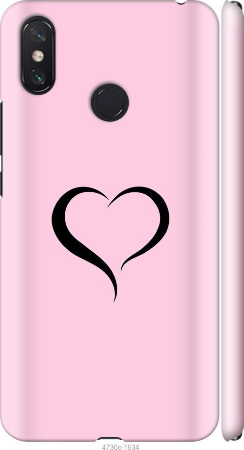 

Чехол на Xiaomi Mi Max 3 Сердце 1