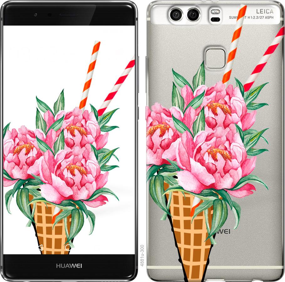 

Чохол на Huawei P9 Plus Морозиво-піони