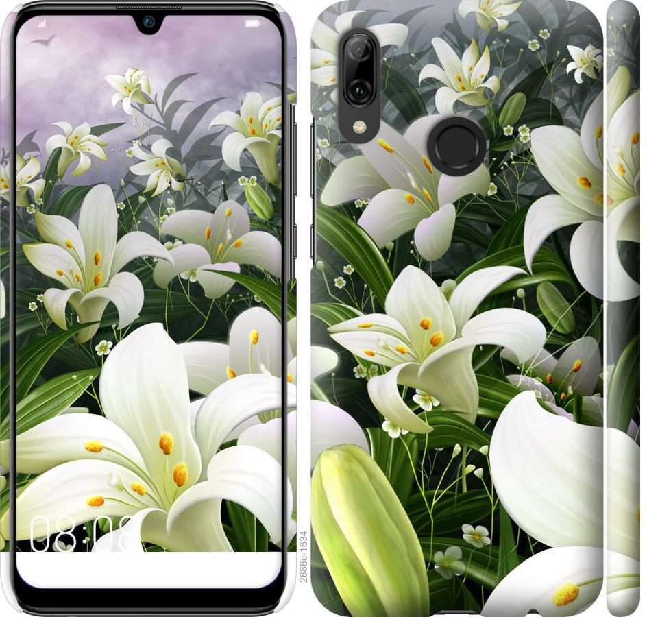 

Чохол на Huawei P Smart 2019 білі лілії