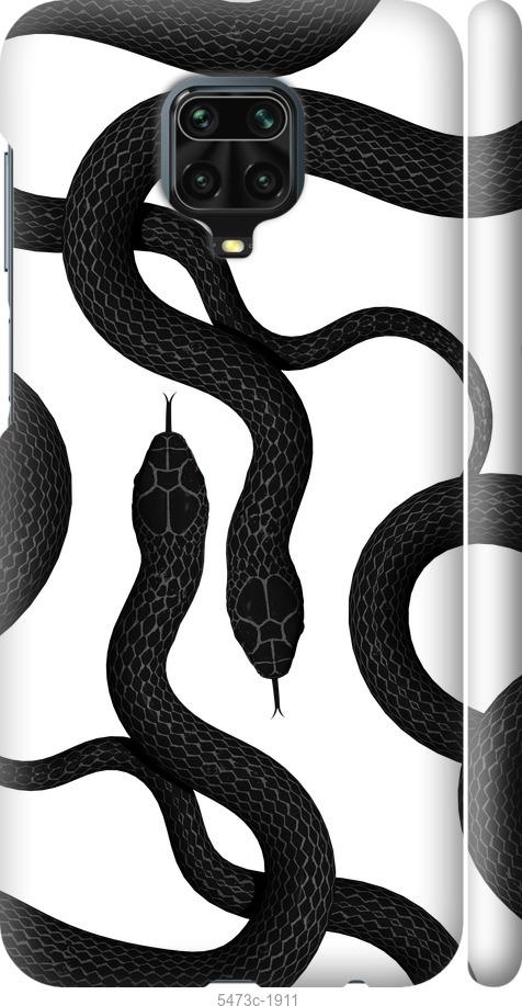 

Чехол на Xiaomi Redmi Note 9 Pro Змеи