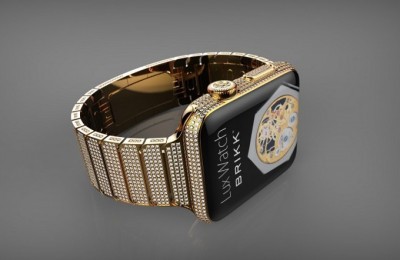 Премиум версия часов Apple Watch в золоте и бриллиантах. 