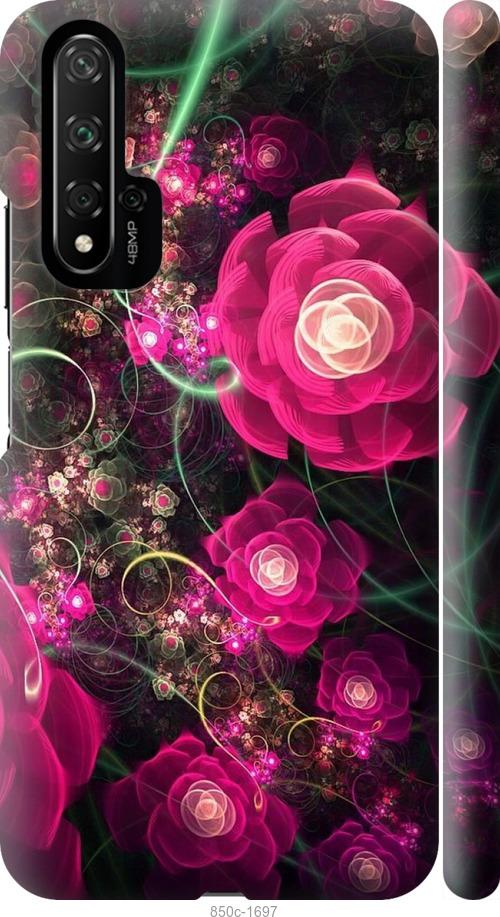 

Чохол на Huawei Nova 5T Абстрактні квіти 3