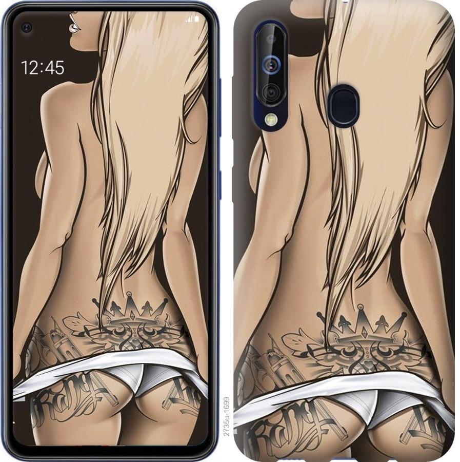 Чехол на Samsung Galaxy A60 2019 A606F Девушка с татуировкой