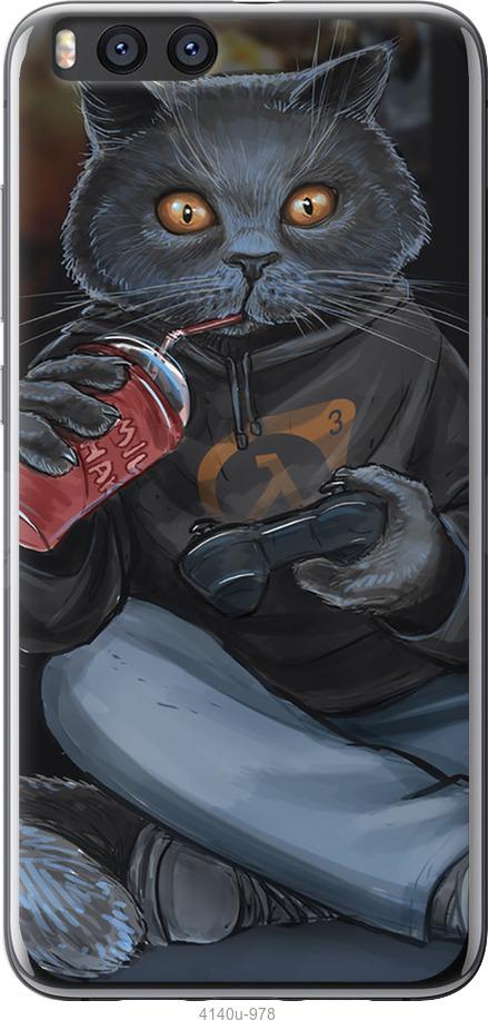 

Чехол на Xiaomi Mi Note 3 gamer cat