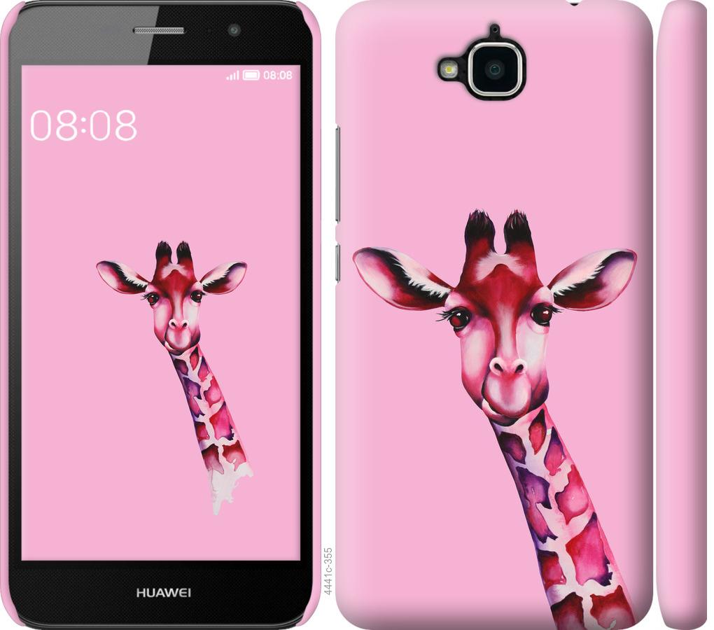 

Чохол на Huawei Y6 Pro Рожева жирафа