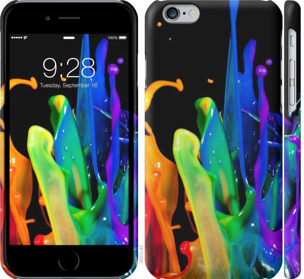 

Чохол на iPhone 6s бризки фарби