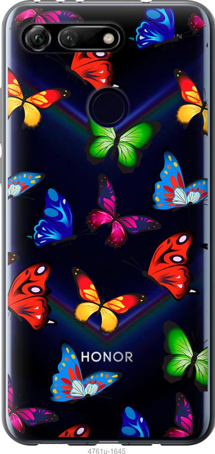 

Чехол на Huawei Honor View 20 Красочные мотыльки