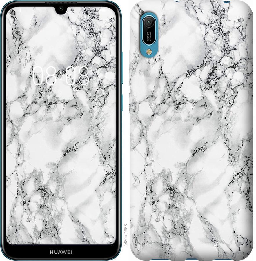 

Чохол на Huawei Y6 2019 мармур білий
