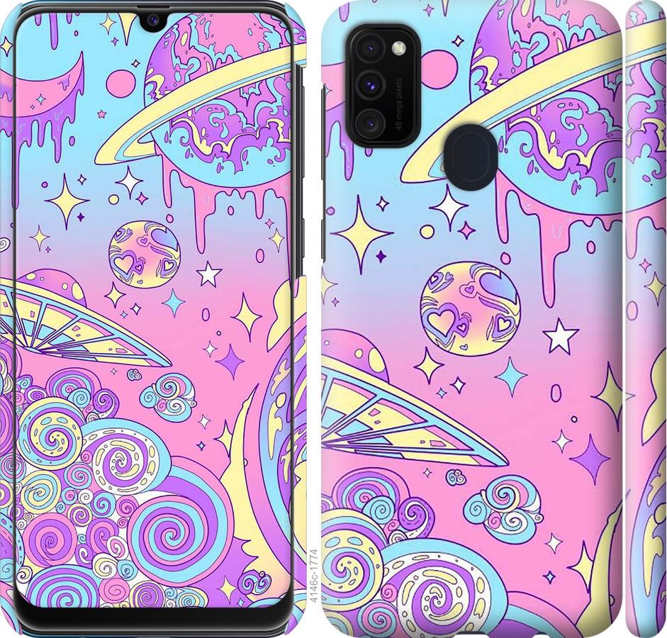 

Чохол на Samsung Galaxy M21 M215F Рожева галактика
