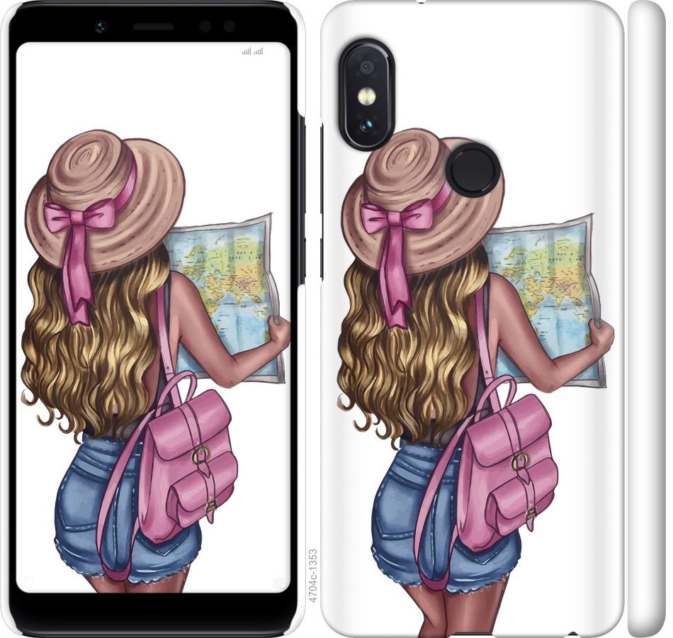 

Чохол на Xiaomi Redmi Note 5 Pro Дівчина з картою