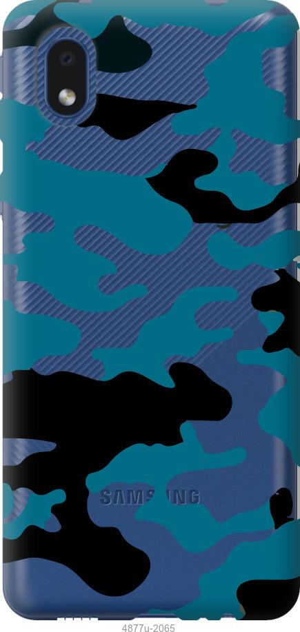 

Чохол на Samsung Galaxy A01 Core A013F Камуфляж прозорий фон