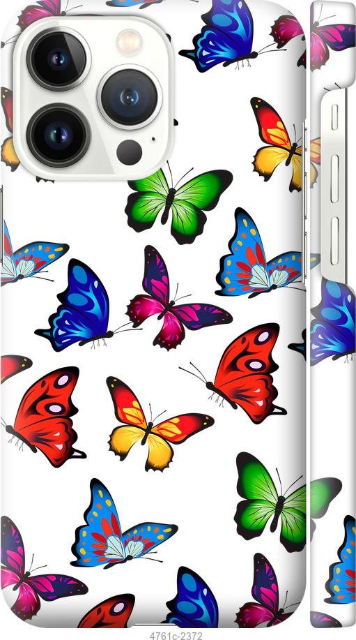 

Чехол на iPhone 13 Pro Красочные мотыльки
