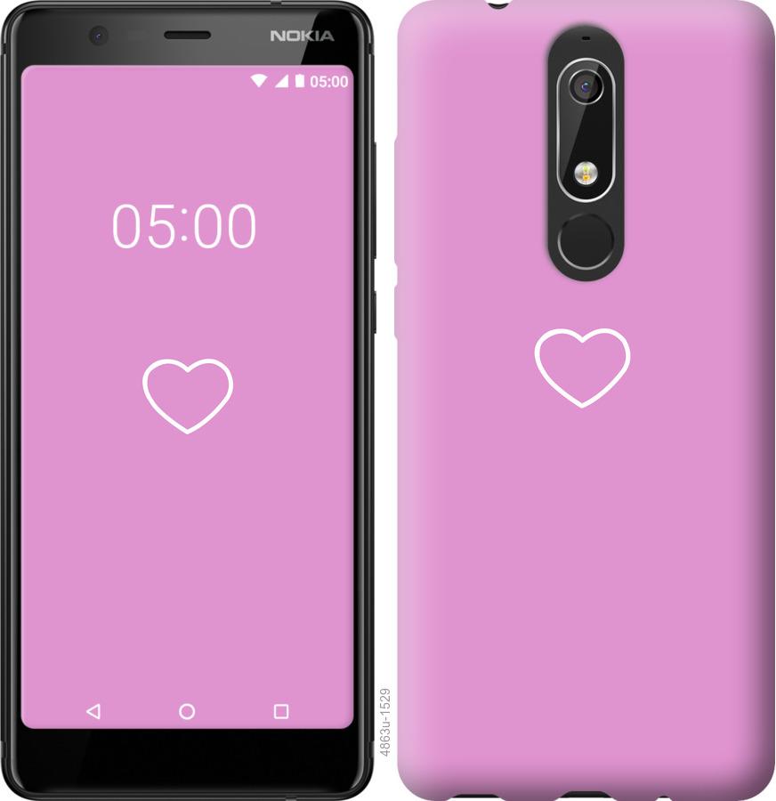 

Чохол на Nokia 5.1 серце 2