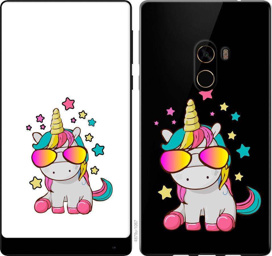 

Чехол на Xiaomi Mi MiX 2 Единорог в очках