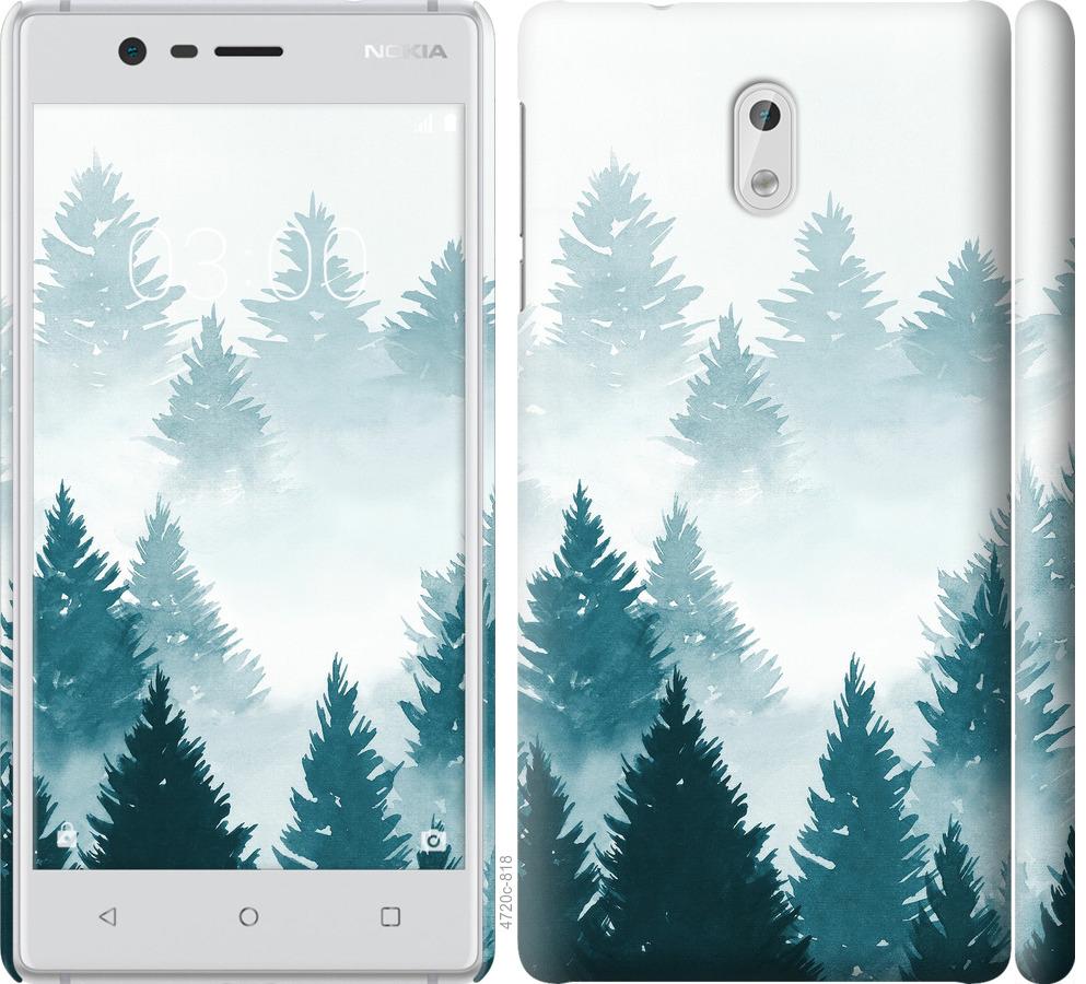 

Чохол на Nokia 3 Акварельні Ялинки