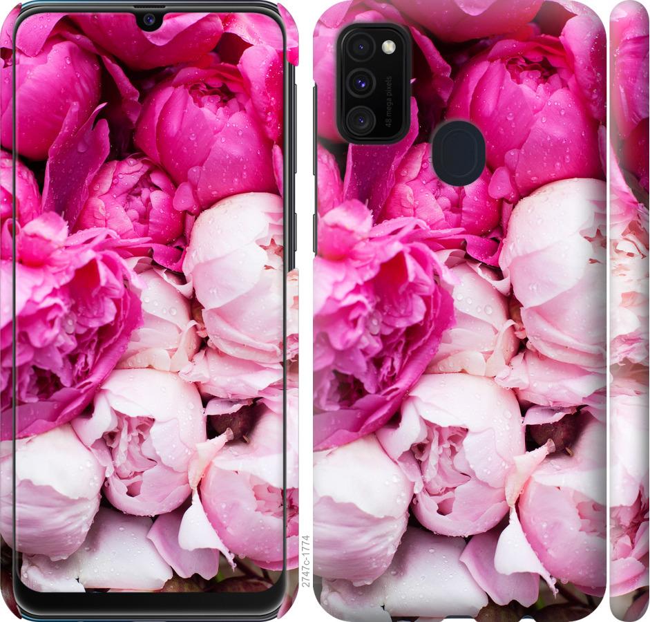 

Чохол на Samsung Galaxy M21 M215F Рожеві півонії