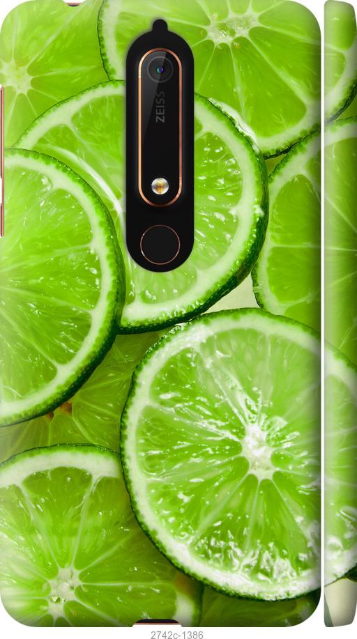 

Чехол на Nokia 6.1 Лайм