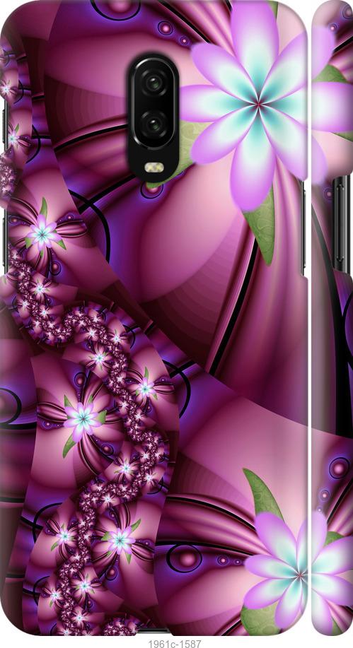 

Чехол на OnePlus 6T Цветочная мозаика