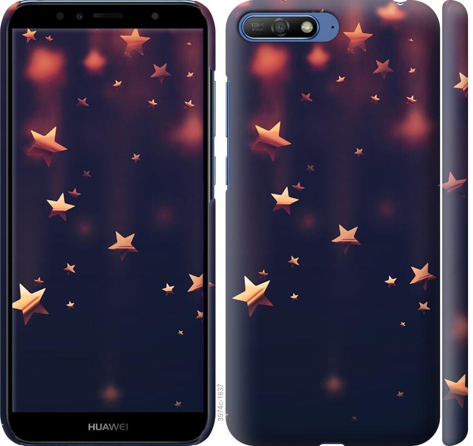 

Чехол на Huawei Y6 2018 Падающие звезды