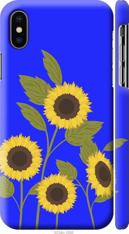 

Чохол на iPhone X Подсолнухи v2