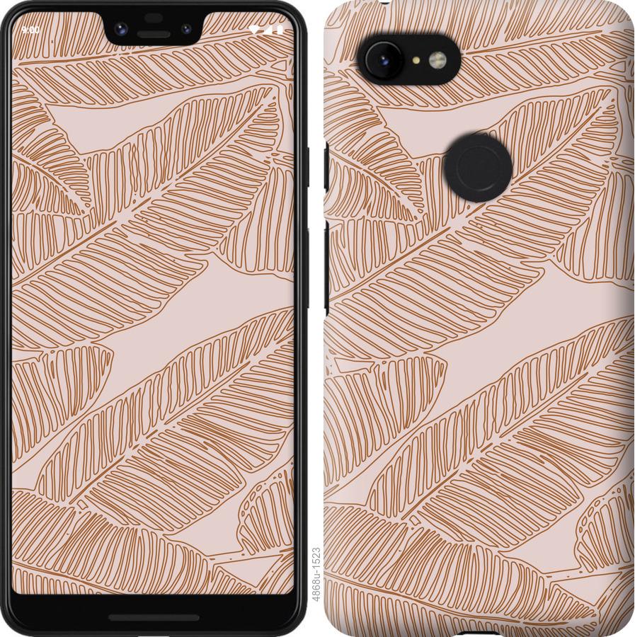

Чехол на Google Pixel 3 XL Листья банана