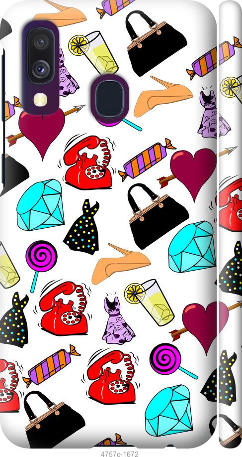 Чехол на Samsung Galaxy A40 2019 A405F stickers