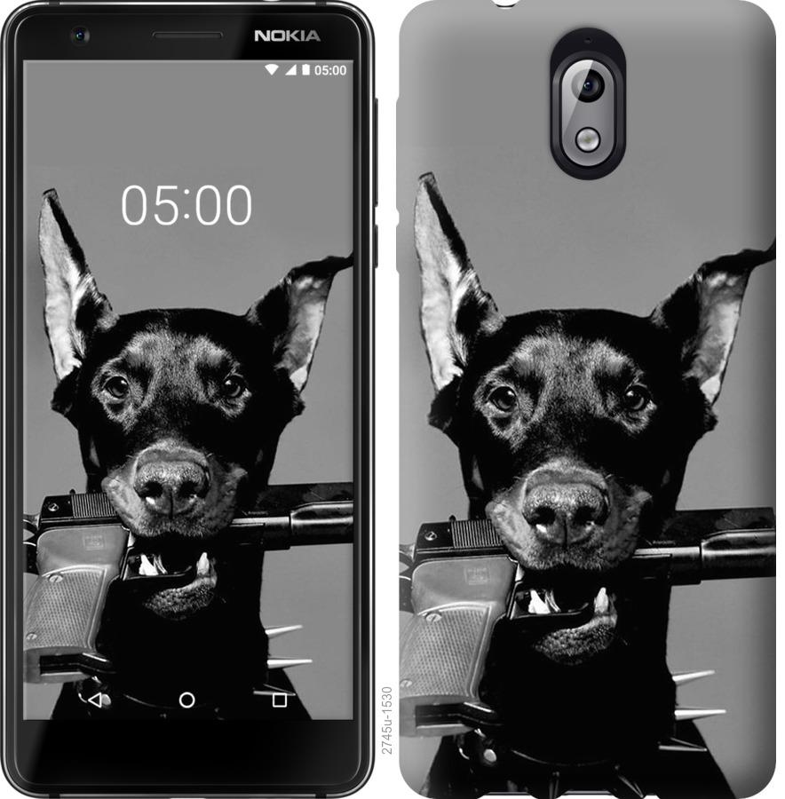 

Чохол на Nokia 3.1 Доберман