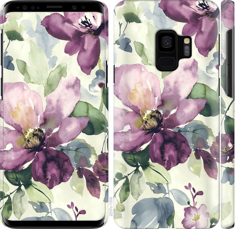 

Чохол на Samsung Galaxy S9 Квіти аквареллю