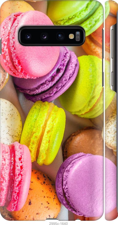 

Чехол на Samsung Galaxy S10 Макаруны