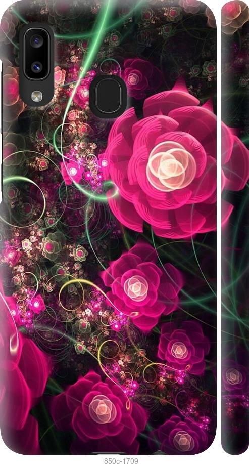 Чехол на Samsung Galaxy A20e A202F Абстрактные цветы 3