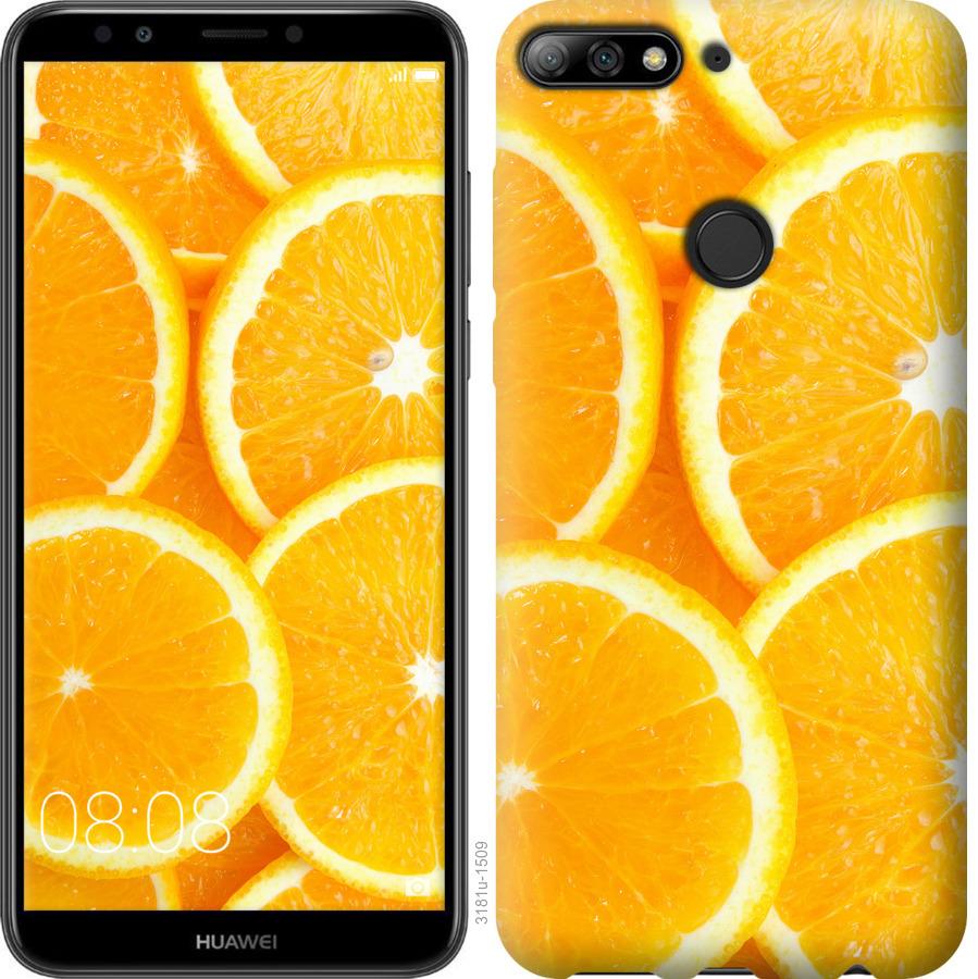 

Чохол на Huawei Y7 Prime 2018 Частки апельсина