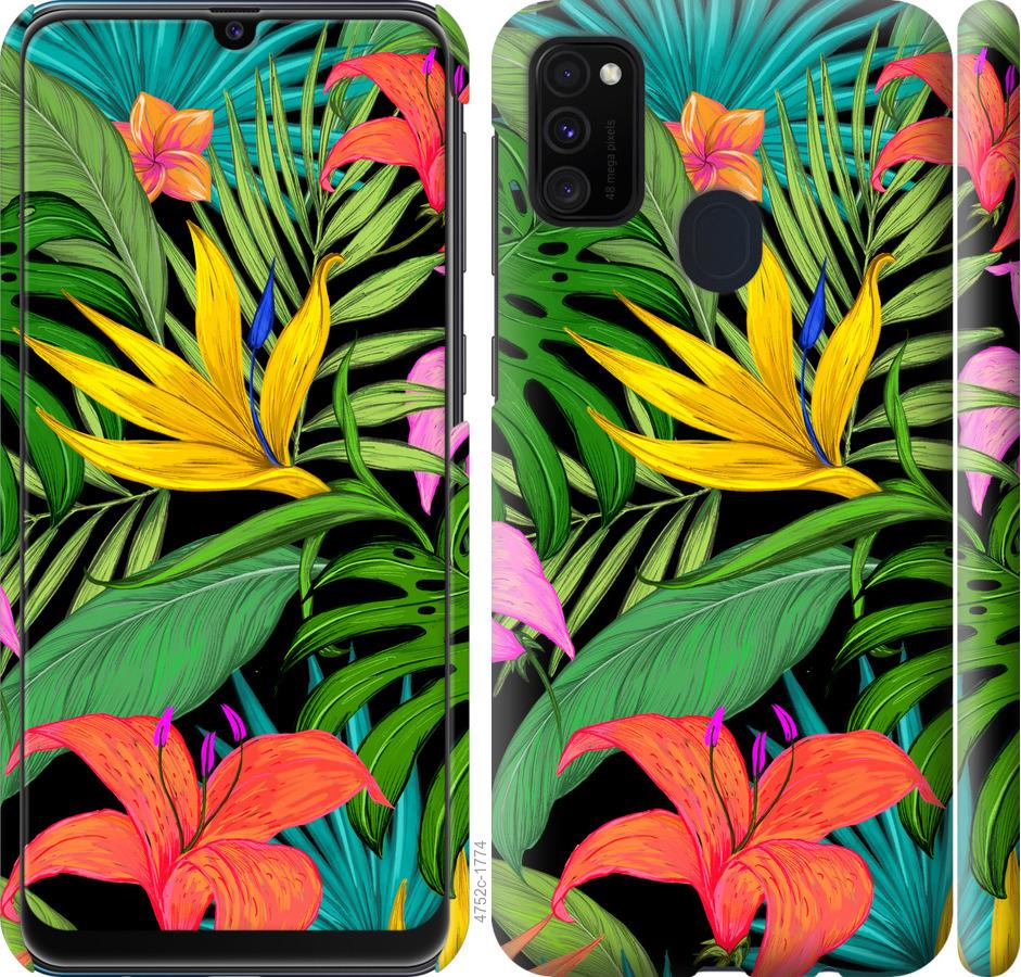 

Чохол на Samsung Galaxy M30s 2019 Тропічні листя 1