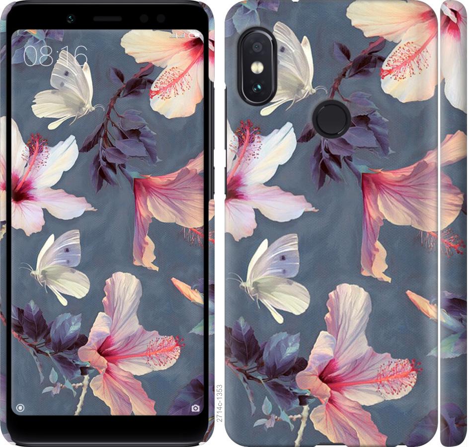 

Чохол на Xiaomi Redmi Note 5 Намальовані квіти