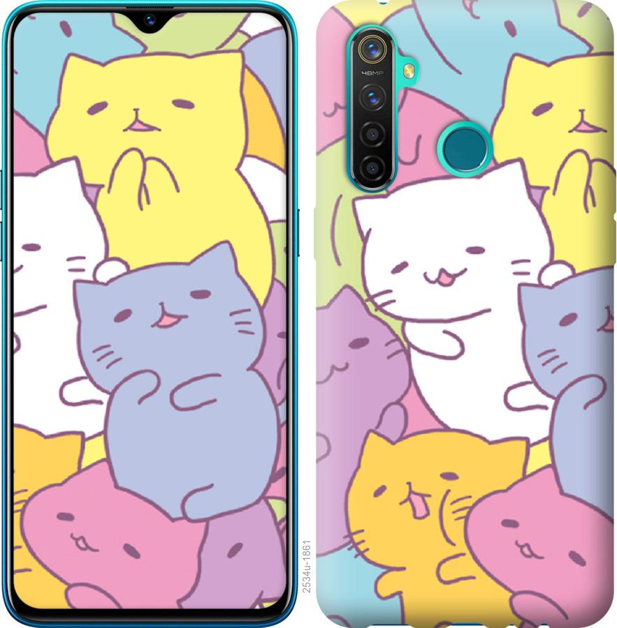 

Чехол на Realme 5 Pro Котики