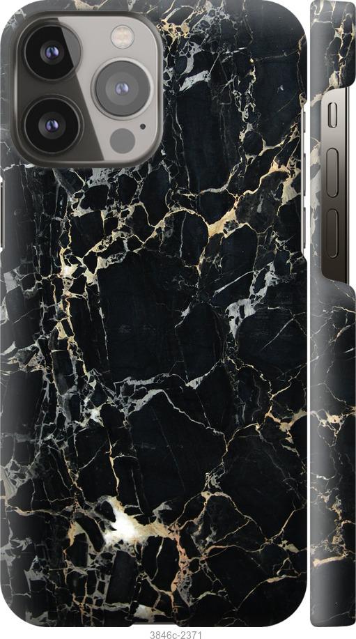 

Чехол на iPhone 13 Pro Max Черный мрамор