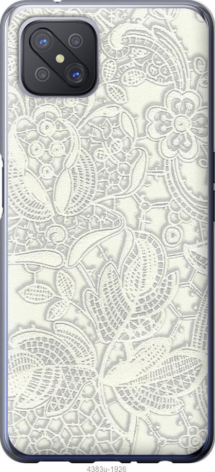 

Чохол на Oppo A92S Біле мереживо