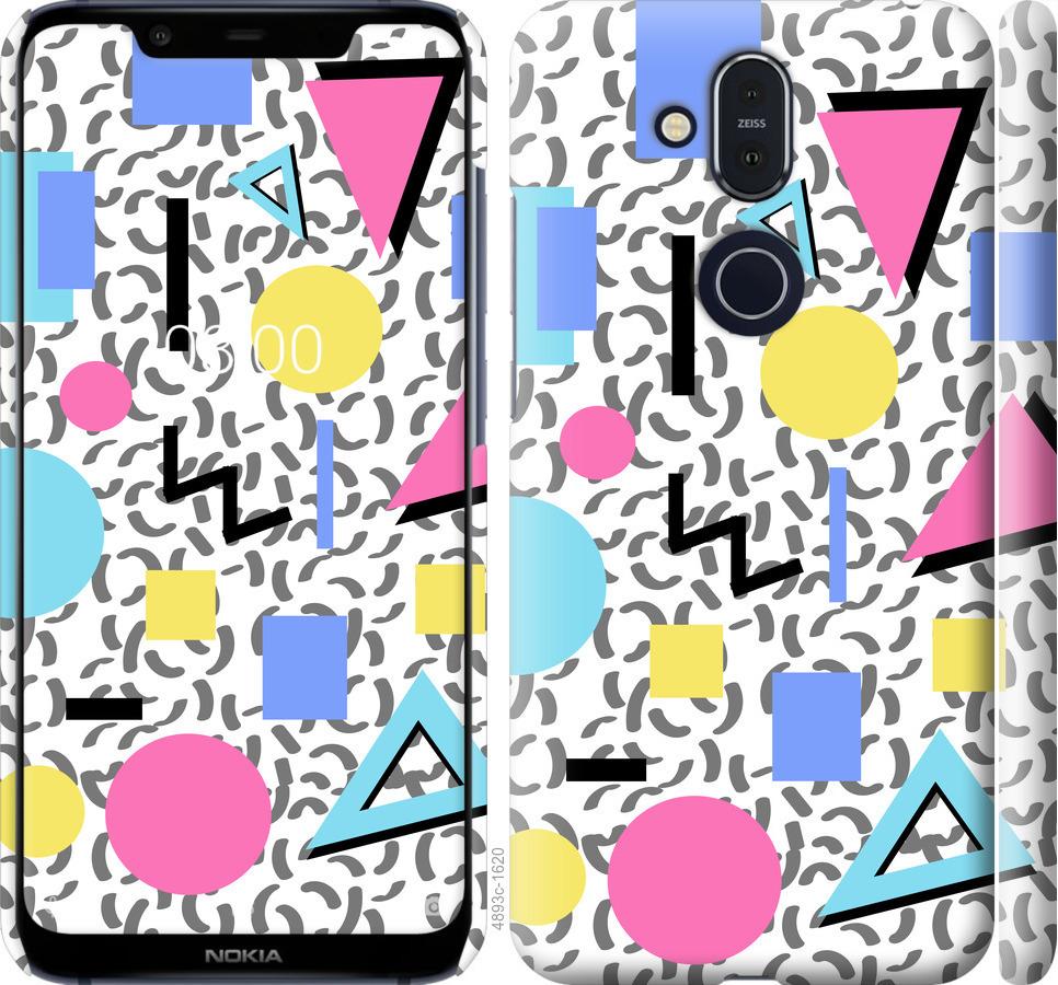 

Чехол на Nokia 8.1 Color shapes