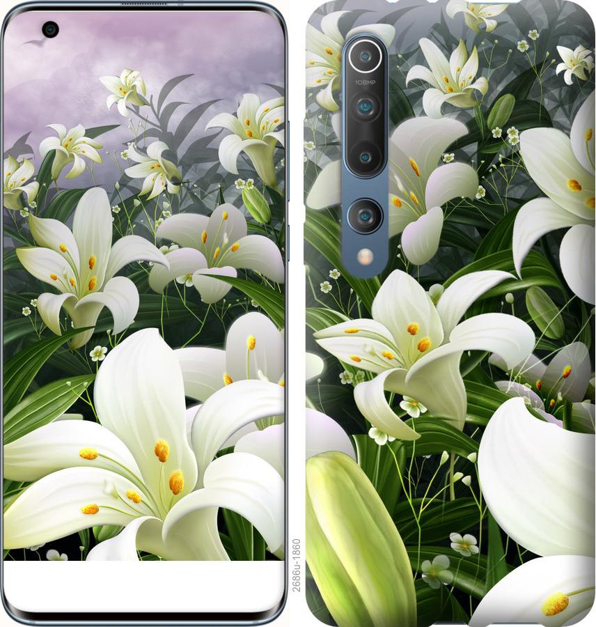 

Чохол на Xiaomi Mi 10 Pro білі лілії
