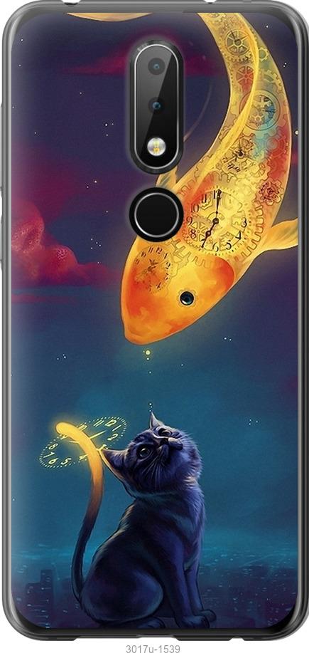

Чехол на Nokia 6.1 Plus Кошкин сон