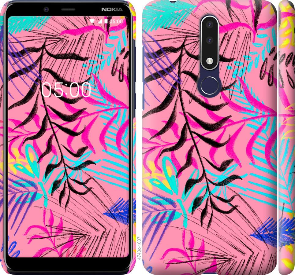 

Чохол на Nokia 3.1 Plus Рослинний візерунок 2