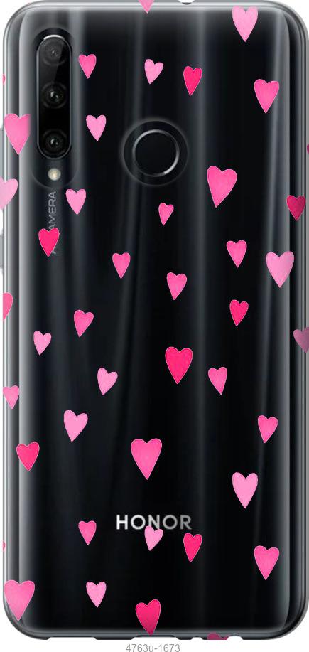 

Чехол на Huawei Honor 10i Сердечки 2
