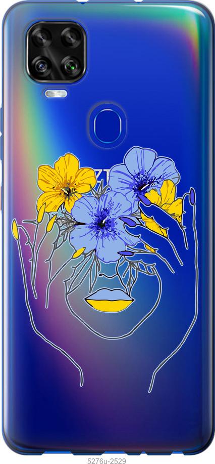 

Чехол на ZTE Blade V2020 Девушка v4