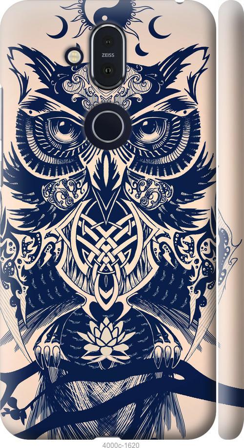 

Чехол на Nokia 8.1 Узорчатая сова
