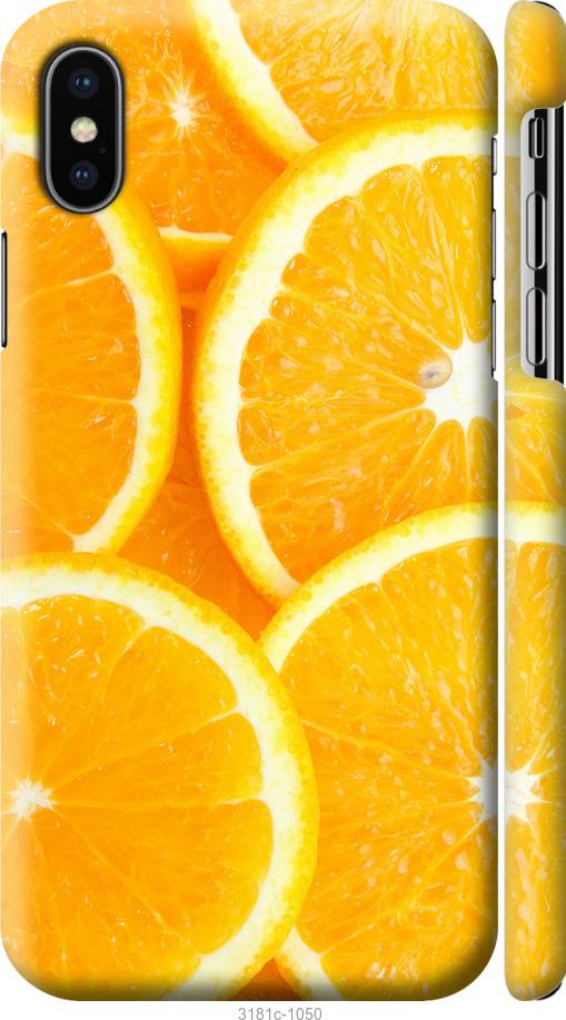 

Чохол на iPhone X Частки апельсина