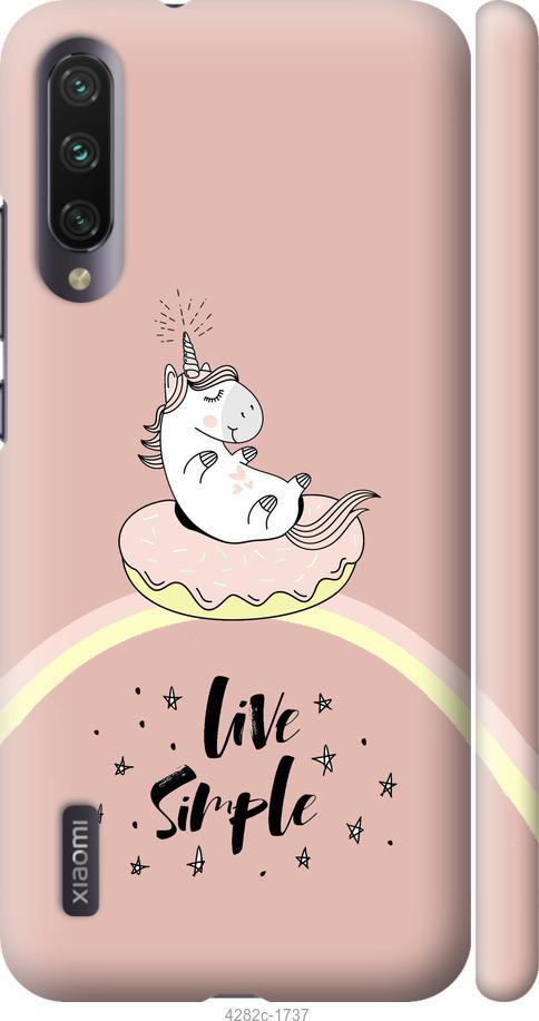 

Чехол на Xiaomi Mi A3 Единорожка в пончике