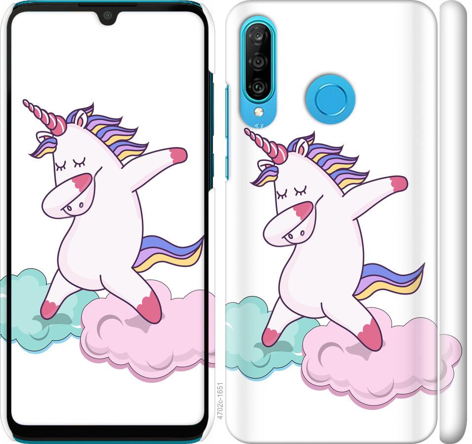 

Чохол на Huawei P30 Lite єдиноріг